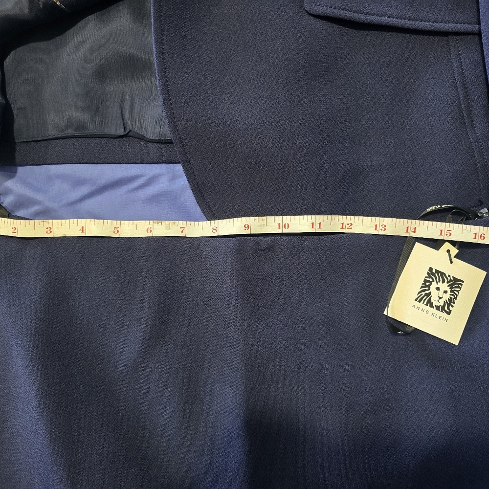 Anne Klein Women's Navy Pantsuit - Picture 5 of 11